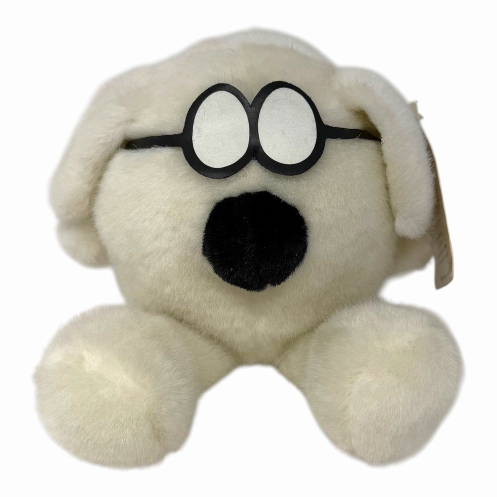 Commonwealth Dilbert's‎ Dog Plastic Glasses DOGBERT Plush Toy 7" NWT